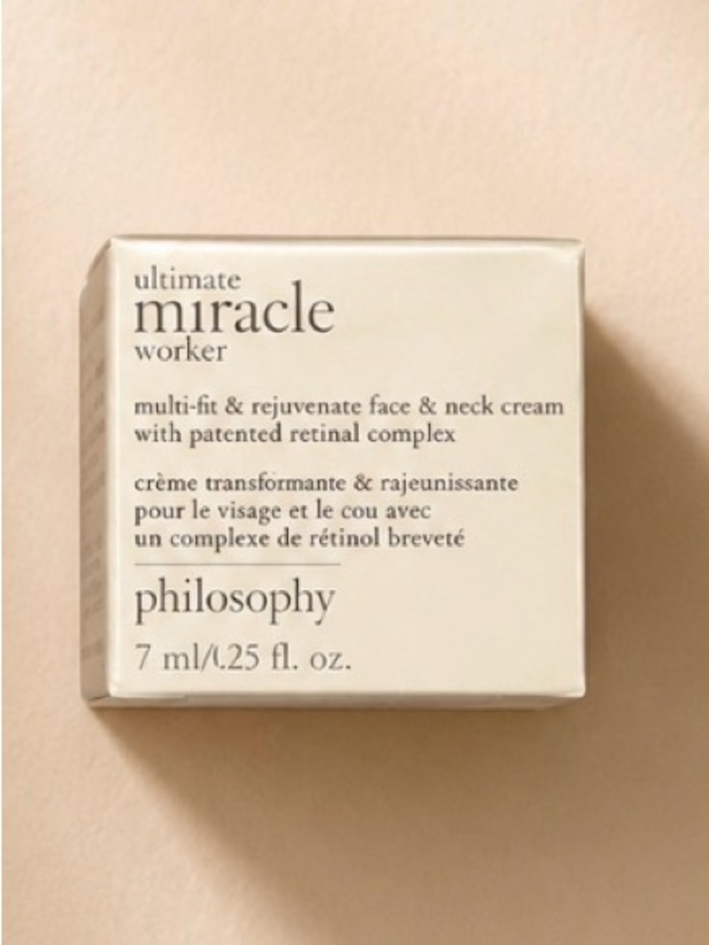 ☀️ 5/25 ☀️ Philosophy Miracle Worker Face and Neck Cream, travel, NIB